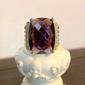 David Yurman 5 Row Amethyst Wheaton Ring